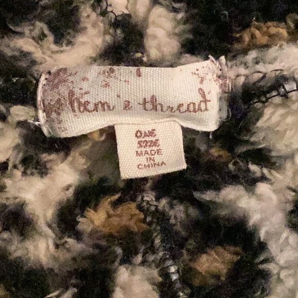 Hem & Thread Black and tan leopard hoodie cardigan jacket coat - Picture 6 of 10